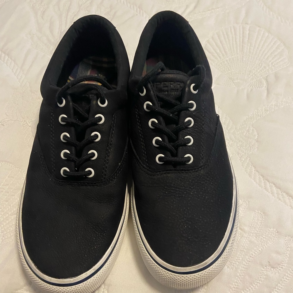 Sperry Top siders striper. CVO nubuck size9.5.